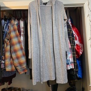 Grey Cardigan Sweater!